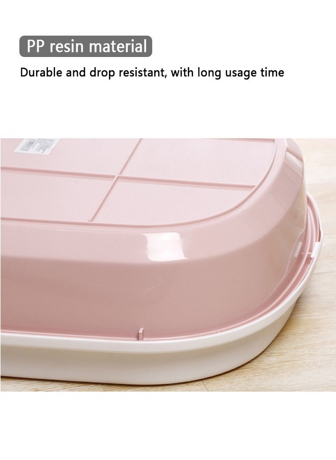Cat Litter Box With Scoop, Extra Large Litter Box With Size 46x38x13cm