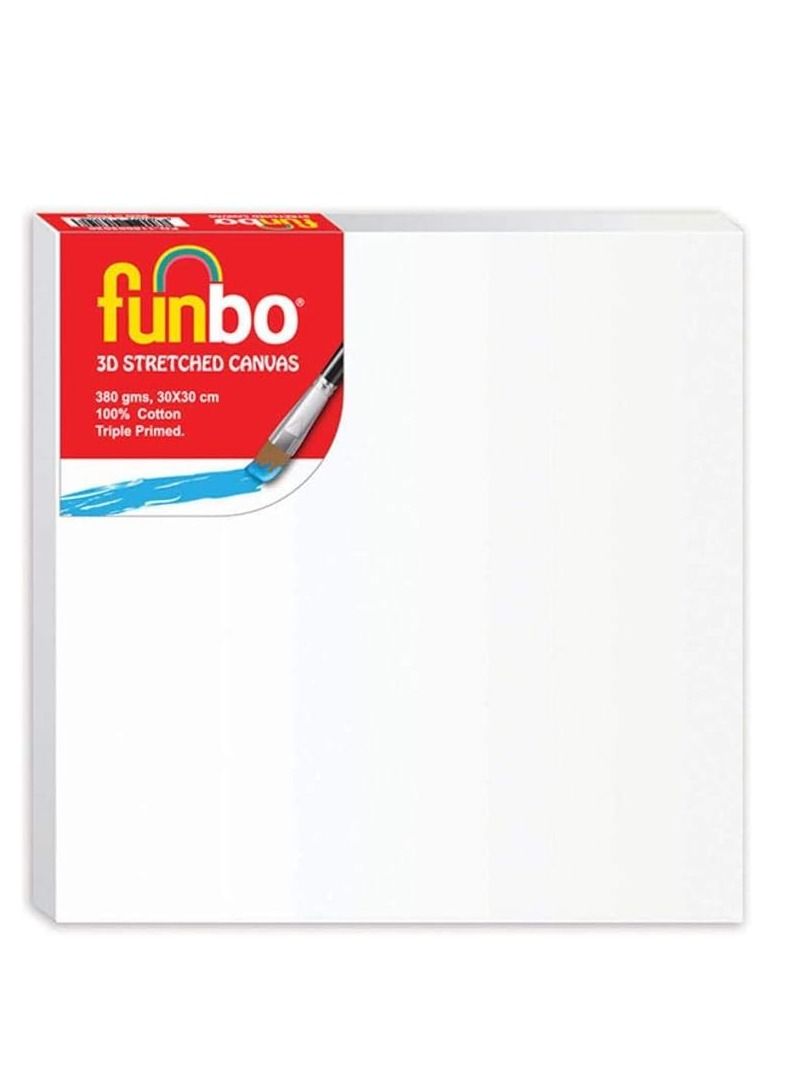 Funbo 3D Stretched Canvas 30×30 380 gms 