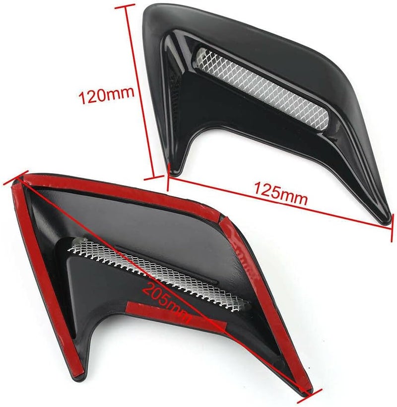 MACHSWON Universal Car Auto Decorative Air Scoop Flow Intake Hood Vent Bonnet - Image 4