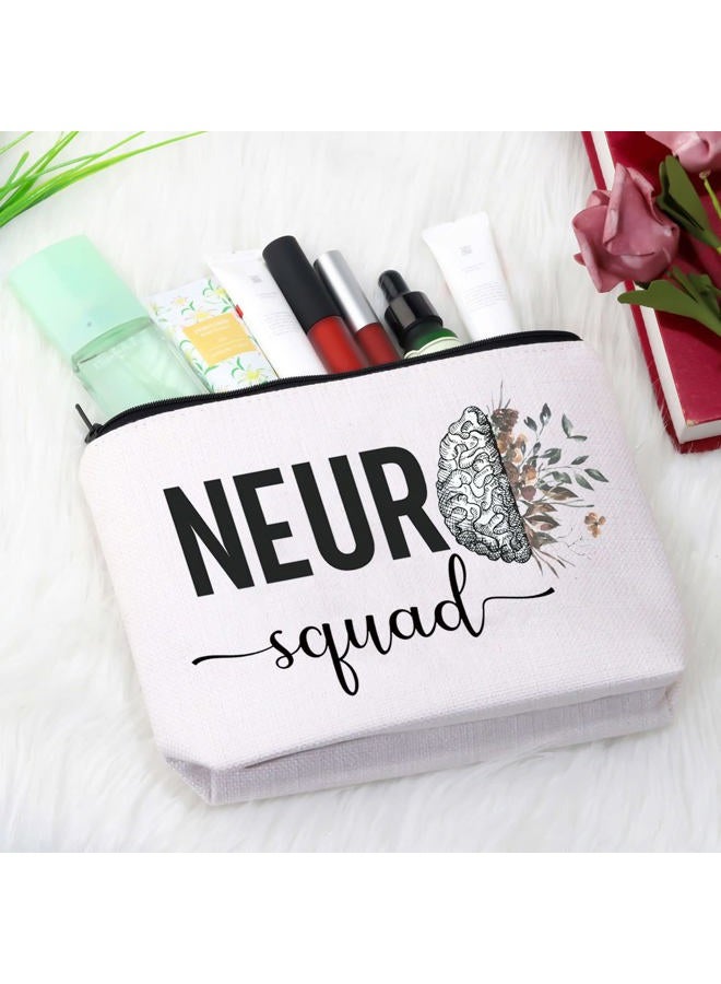 GJTIM Neuro Squad Gift Neuro Nurse Gift Neuro Team Rn Gift Neurology Surgery Nurse Nursing School Zipper Pouch Makeup Bag (Neuro Squad) - Image 5