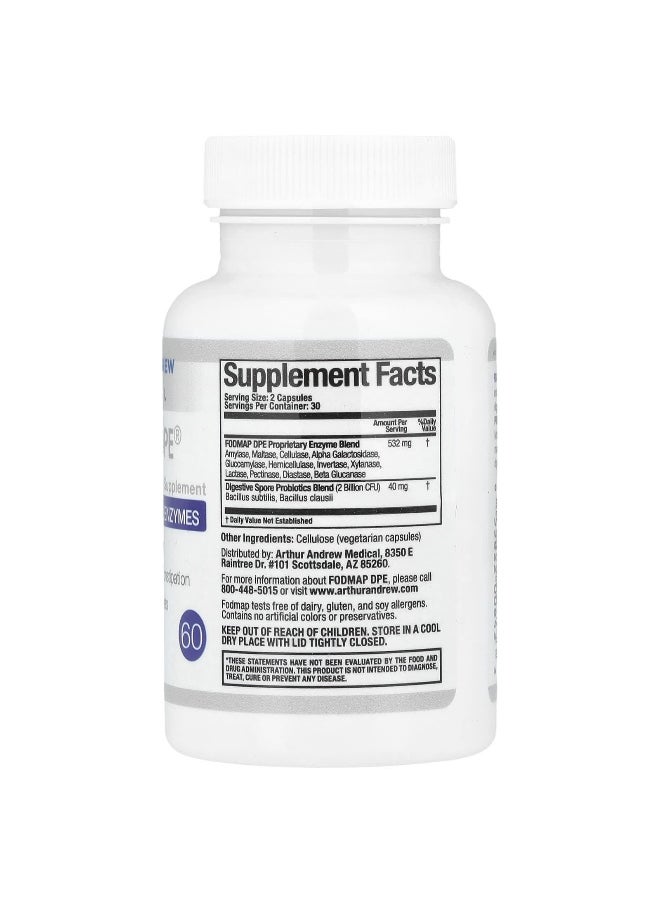 Arthur Andrew Medical Arthur Andrew Medical, FODMAP DPE®, 60 Capsules  - Image 2