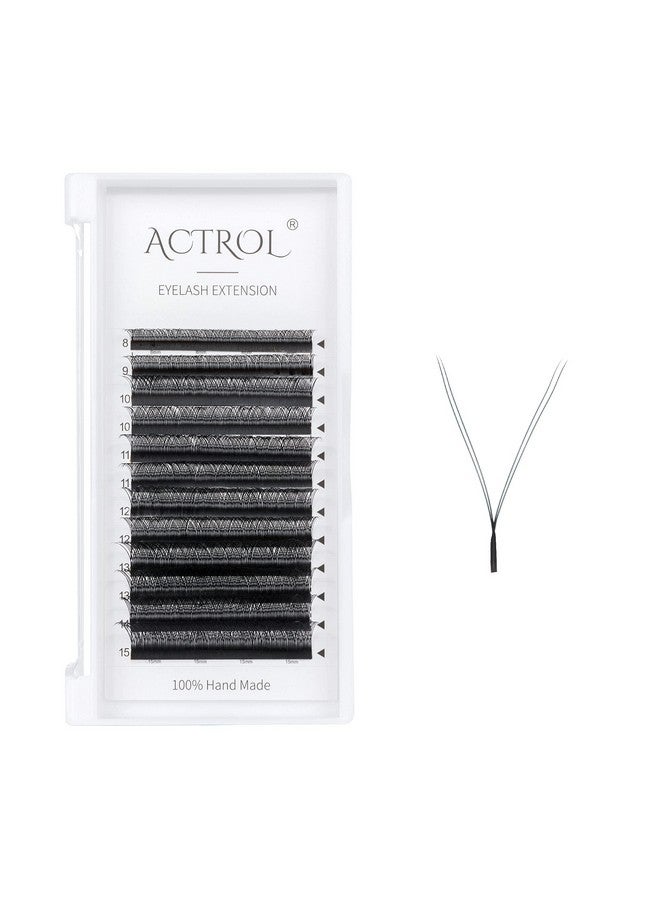 ACTROL Yy Eyelashes Extension Lashes Black D Curl 0.05Mm 815Mm Mix Lash Volume Extension Easy Fans Y Shaped Premade Soft Eyelashes Supply - Image 1