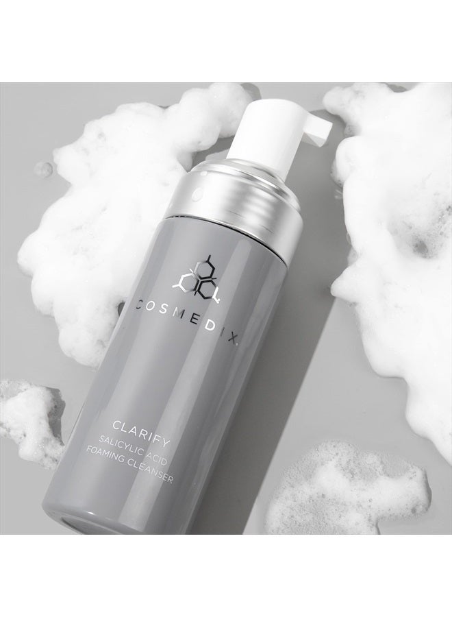 CosMedix Clarify Salicylic Acid Foaming Cleanser, Exfoliates Sensitive and Blemish-Prone Skin, Aloe Vera, Alcohol and Sulfate Free, Cruelty-Free, Gluten Free - Image 3
