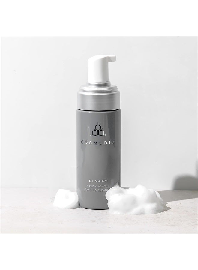 CosMedix Clarify Salicylic Acid Foaming Cleanser, Exfoliates Sensitive and Blemish-Prone Skin, Aloe Vera, Alcohol and Sulfate Free, Cruelty-Free, Gluten Free - Image 5