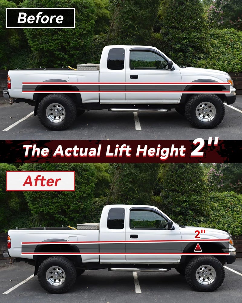 PROEZE 2" Front Leveling Lift Kit for 1995-2004 Tacoma & 4Runner - Image 3