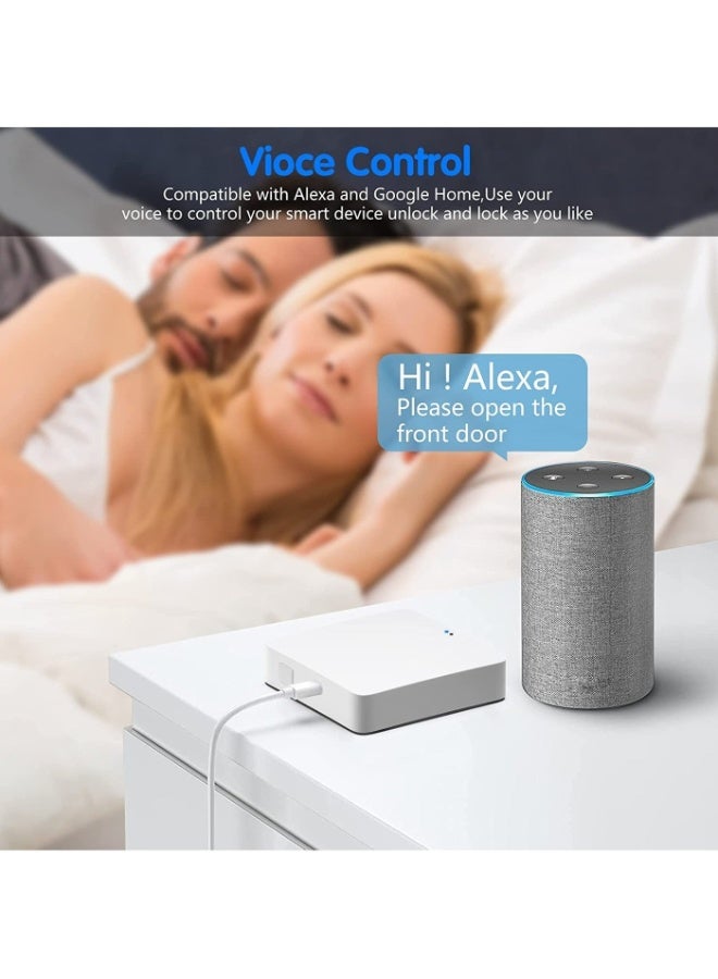 RSH Smart Hub Gateway: WI-FI & Zigbee & Bluetooth Mesh Multi-Protocol Communication Gateway, App Remote Control, Voice Control, Smart Home Bridge Compatible with A-lexa/Goo-gle Home - Image 3