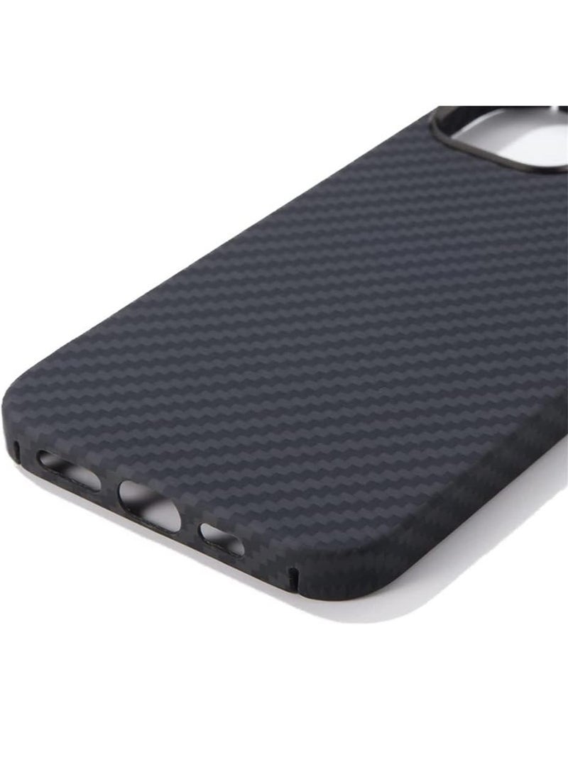 Case Compatible with iPhone 15 Pro Case 3D Skin Texture Kevlar Fiber Bulletproof Vest Cover Protective Carbon Fiber Pattern Ultra Slim - Image 3