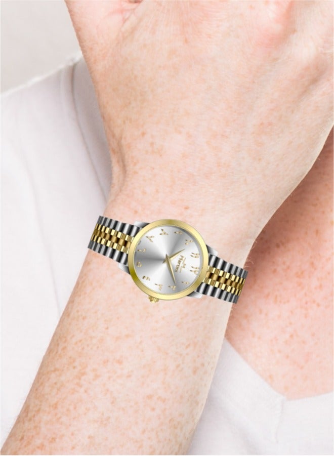 MARTINI Elegant Martini Men's Watch Stylish Silver Dial Stainless Steel Band Water Resistant Perfect for Casual and Formal Wear - Image 2