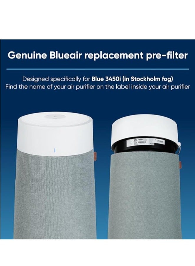 Blueair غطاء قماش فلتر مسبق أصلي لجهاز تنقية الهواء Blue Max 3350i باللون الأخضر الطحلب - Image 4