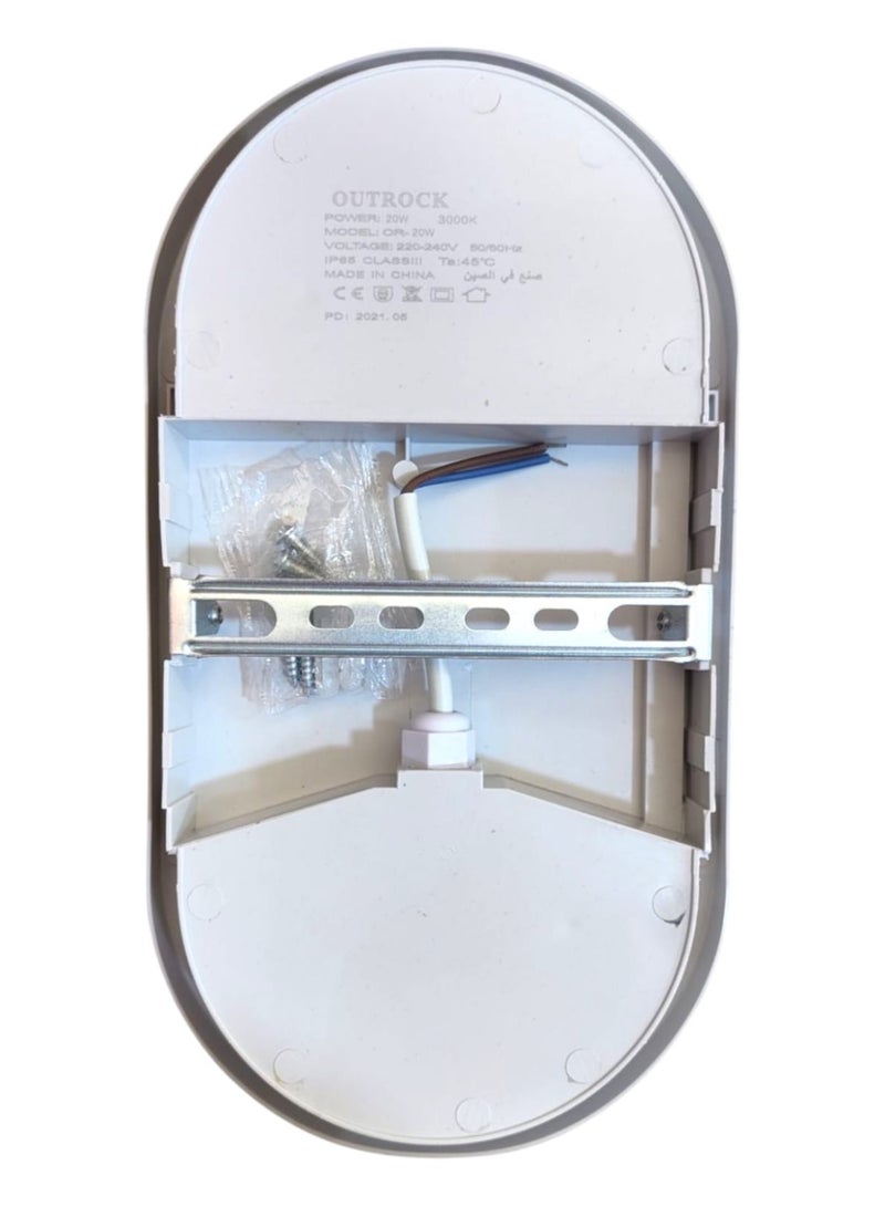 "LED Moisture-Proof Wall Lamp – Waterproof, Energy Saving, Long Life, Indoor/Outdoor Use" - Image 2