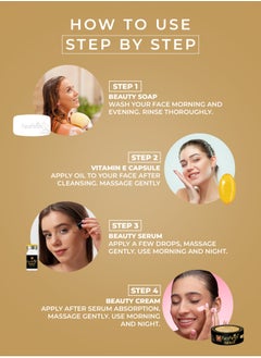 Face Fresh Gold Plus 4 in 1 Beauty Pack - Removes Acne, Dark Spots, Fine Lines, Wrinkles & Increases Skin Firmness - For All Skin Types  - Image 3