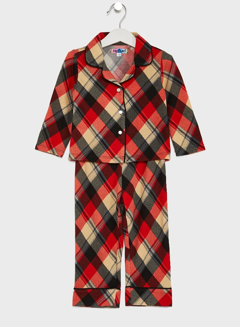 Nautinati Checked Shirt Pyjama Set