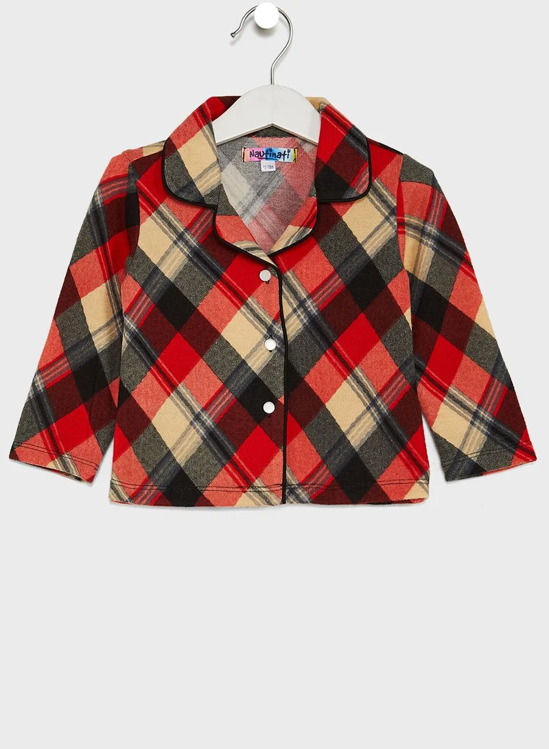Nautinati Checked Shirt Pyjama Set