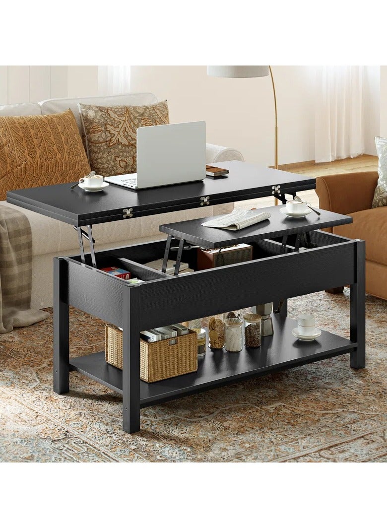 Malazhouse Modern Lift Top Coffee Table – MZCT040 – 100L x 45H x 50W  - Image 2