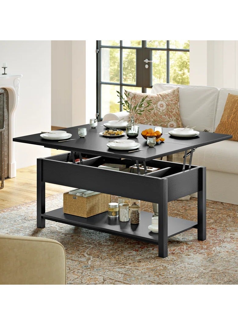 Malazhouse Modern Lift Top Coffee Table – MZCT040 – 100L x 45H x 50W  - Image 3