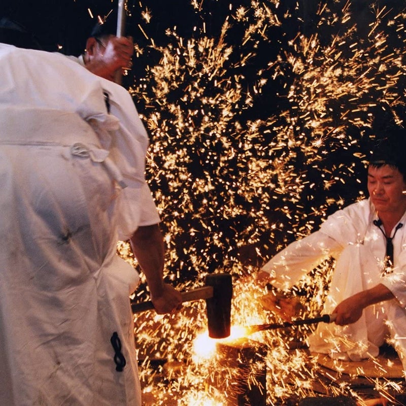 CANARY Corrugated Cardboard Scissors 8.5", Heavy Dudy Craft Scissors Angled Blade, Japanese Stainless Steel, Made in JAPAN, Blue (2 Pcs Set) - Image 5