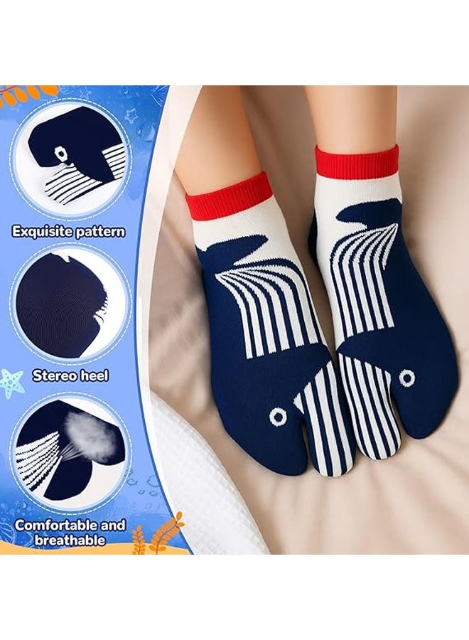 2 Pairs Funny Novelty Animal Socks Cotton Christmas Toes Socks for Xmas Women Men Teenager Elephant Gifts - Image 4