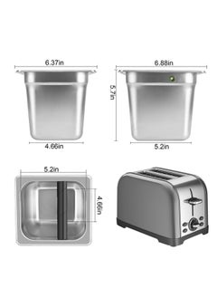 Techshare TECHSHARE Stainless Steel Knock Box, Square Espresso Knock Box, Large Capacity Coffee Knock Box, Easy to Clean Espresso Accessories for Home, Kitchen, Cafe, and More  - Image 2