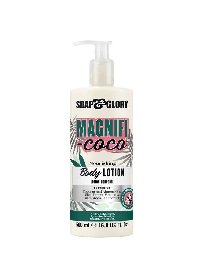 Soap & Glory لوشن الجسم ماجيني-فيكو جوز الهند والفانيليا الحلوة 500 مل - Image 1