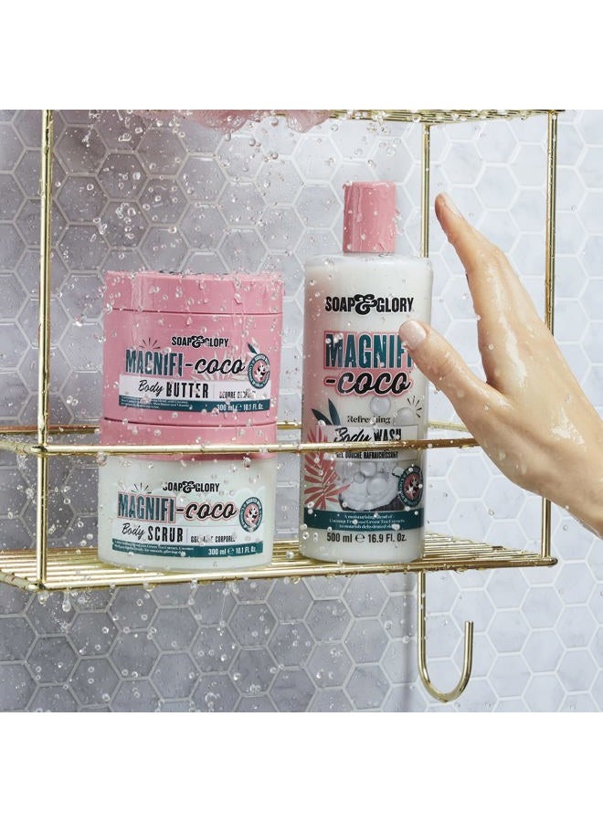 Soap & Glory لوشن الجسم ماجيني-فيكو جوز الهند والفانيليا الحلوة 500 مل - Image 4