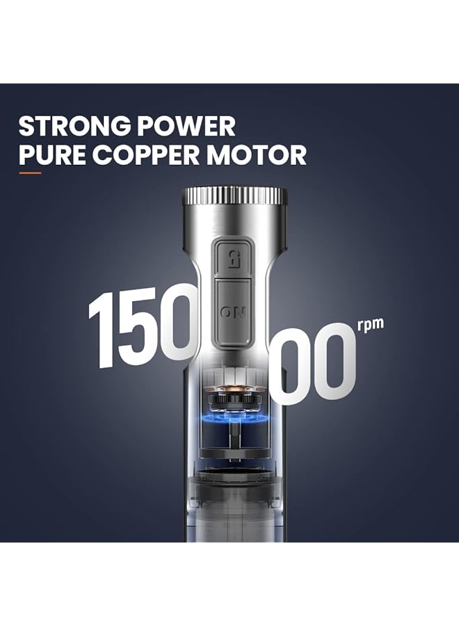 erorex Powerful 1000W 4 In 1 Hand Immersion Blender 9 Speed Immersion Multi Purpose Stainless Steel Stick Blender 700Ml Mixing Beaker 500Ml Food Processor Whisk - Image 3