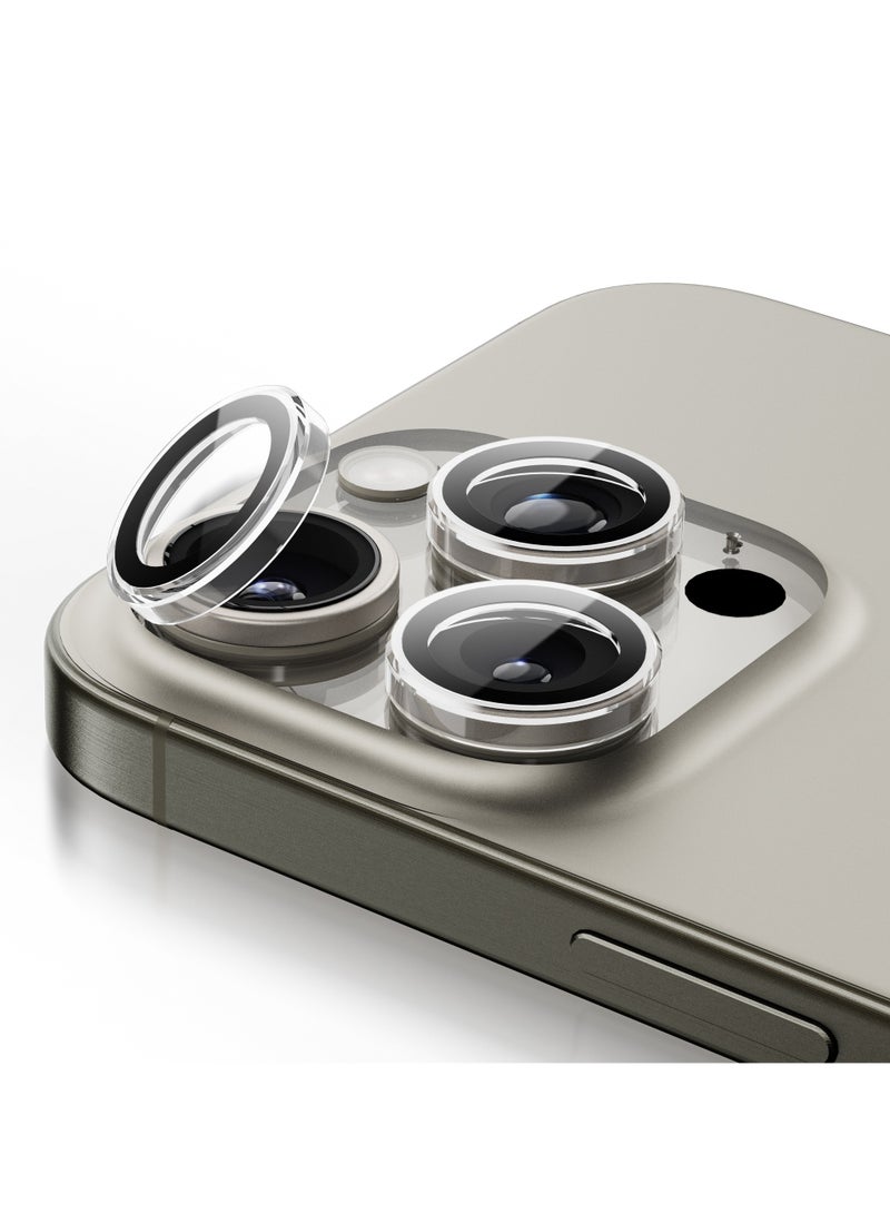 GREEN LION iPhone 16 Pro/16 Pro Max Trio Camera Lens / Anti Scratch / Shatter Protection / High Transparency / Full Converge / Anti-Glare Coating / Nano Absorption / Durable Glass - Clear - Image 1