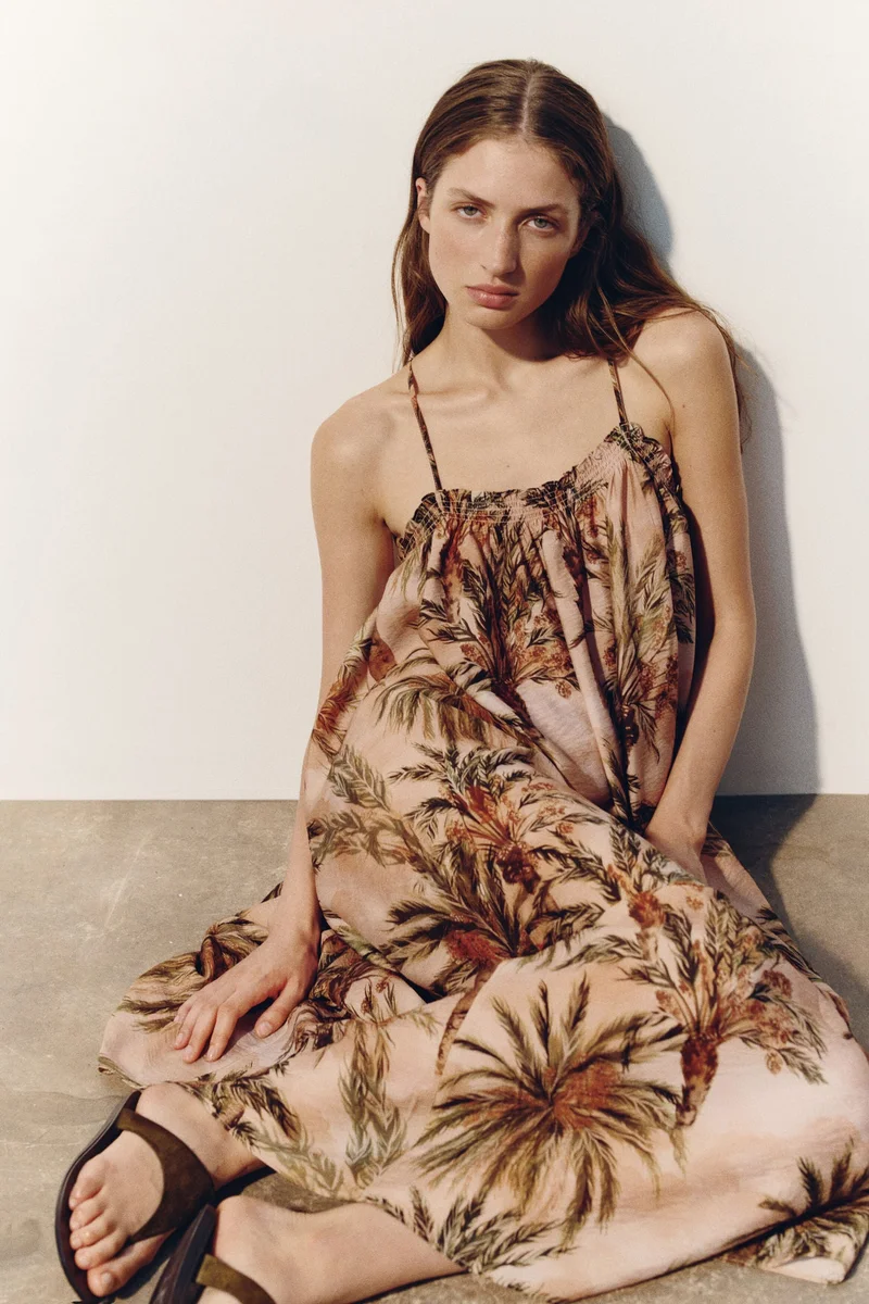 H&M A-line low-back dress