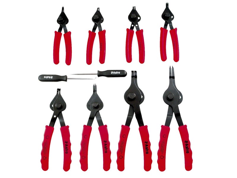 Astro Pneumatic Tool Astro 9401 10-Piece Snap Ring Pliers Set - Image 1