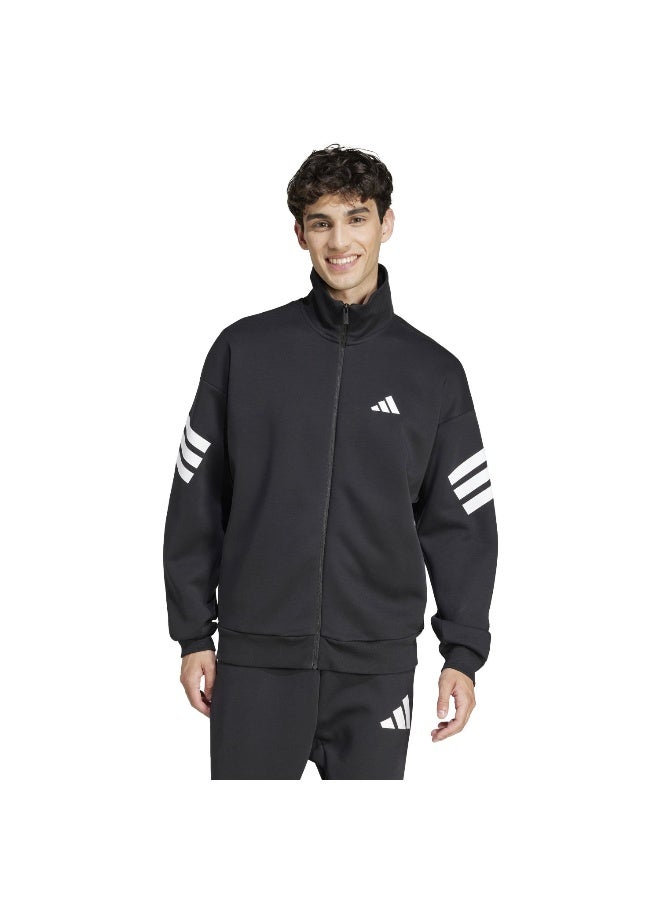 Adidas M Fi 3S Tt Black Training Track Tops For Men XS - Image 2