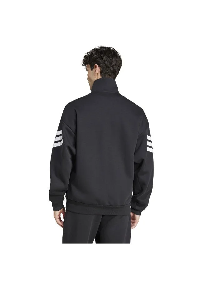 Adidas BLACK Future Icons Three Stripes Woven Track Top for Men | Best Price UAE