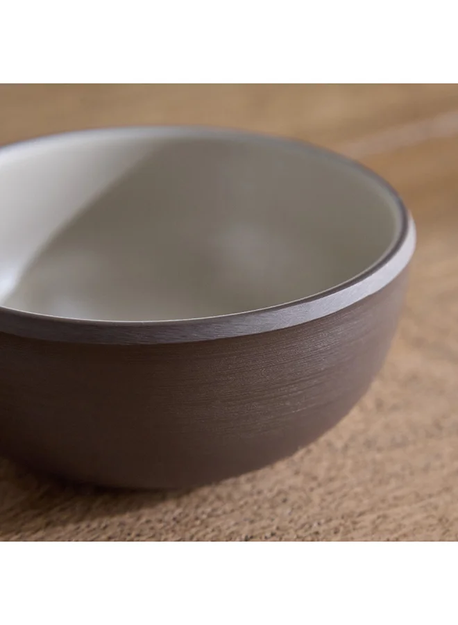 هوم بوكس Home Box Mocha Mist 2-Tone Melamine Vegetable Bowl 10 x 4.5 x 10 cm
