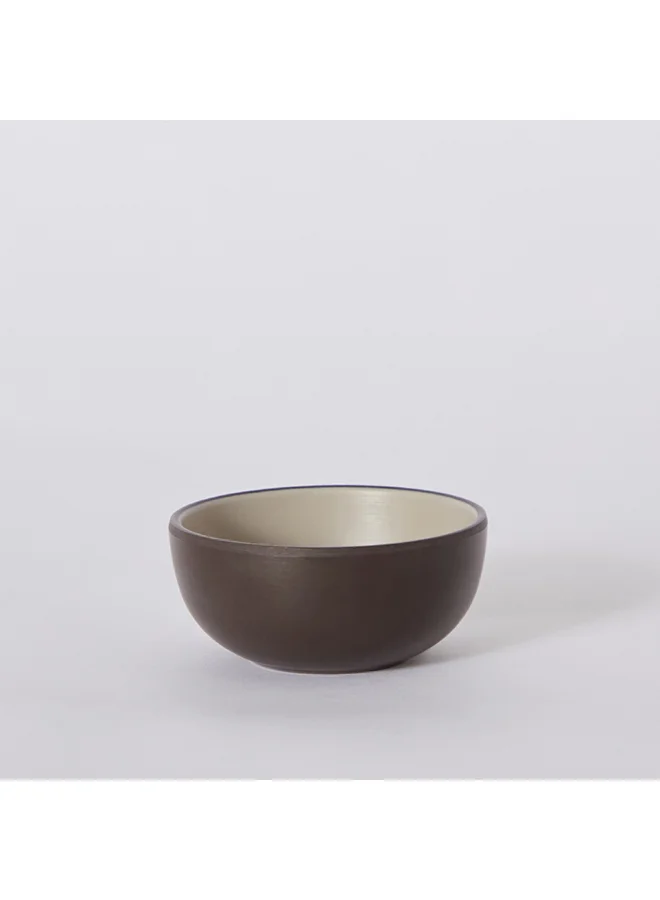 هوم بوكس Home Box Mocha Mist 2-Tone Melamine Vegetable Bowl 10 x 4.5 x 10 cm