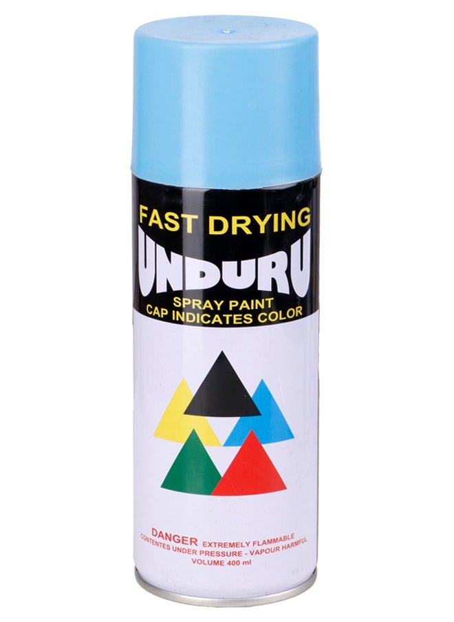 UNDURU - Unduru Glossy Spray Paint - Multipurpose - 400ml - Light Blue Color . - Image 1