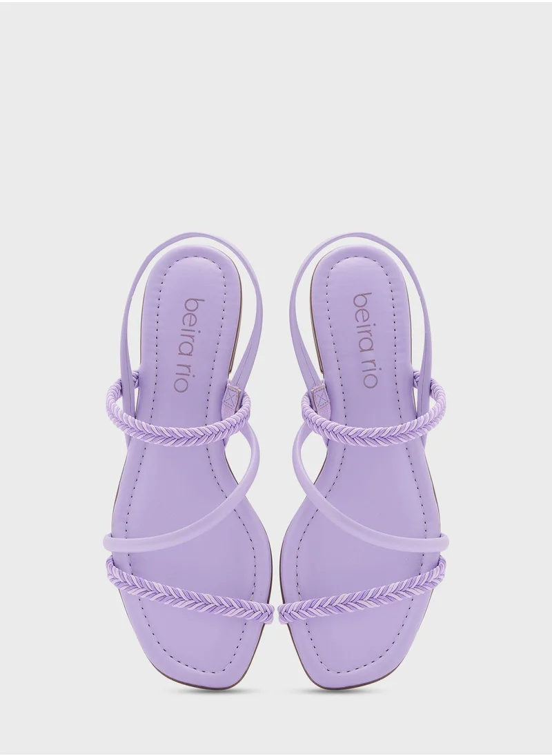 بيرا ريو Esther Ankle Strap Low Heel Sandals