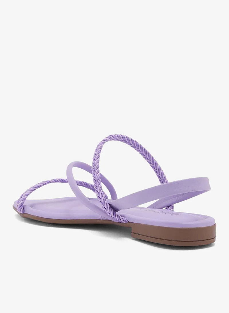 Beira Rio Lilac Sandals for Women with Back Strap – Stylish & Supportive sling Back Ladies Sandals for Women | Best Price UAE