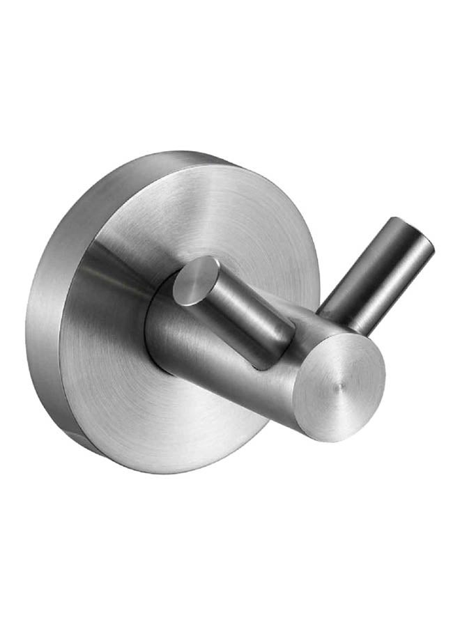 Nofer Niza Double Towel Rail Hook Silver 55x55x60mm