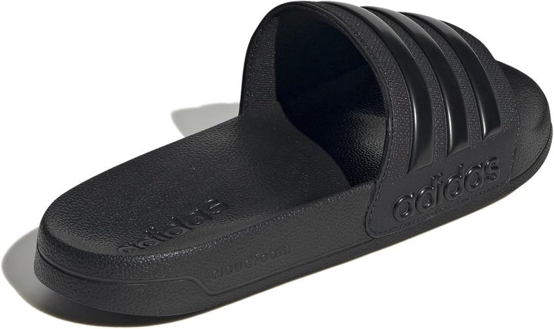 Adidas أديداس أديليت شاور سلايدز - للجنسين - أسود/أسود/أسود - مقاس 43 EU - Image 3