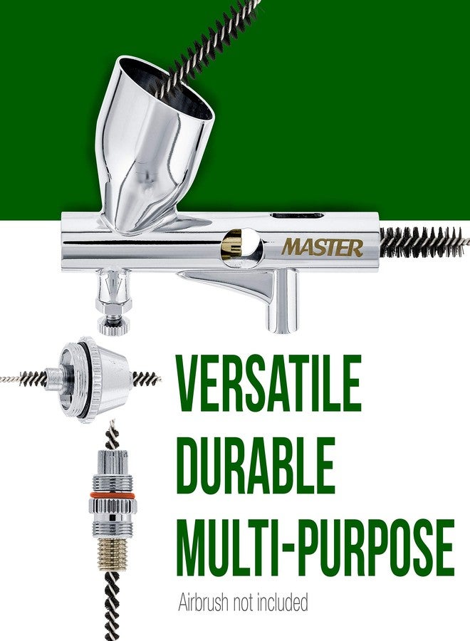 Master Airbrush 11Pc Mini Cleaning Brush Set Kit with 5 Brushes, 5 Cleaning Pokers & Our FREE How-To Booklet - Image 5