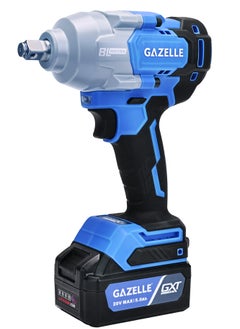 Gazelle Gazelle GC2036 20V 1/2 In. Cordless Torque Wrench, 698Nm, 3-Speed, 3-Speed, with 2 x 5.0Ah Li-Ion Batteries 1 year warranty  - Image 1