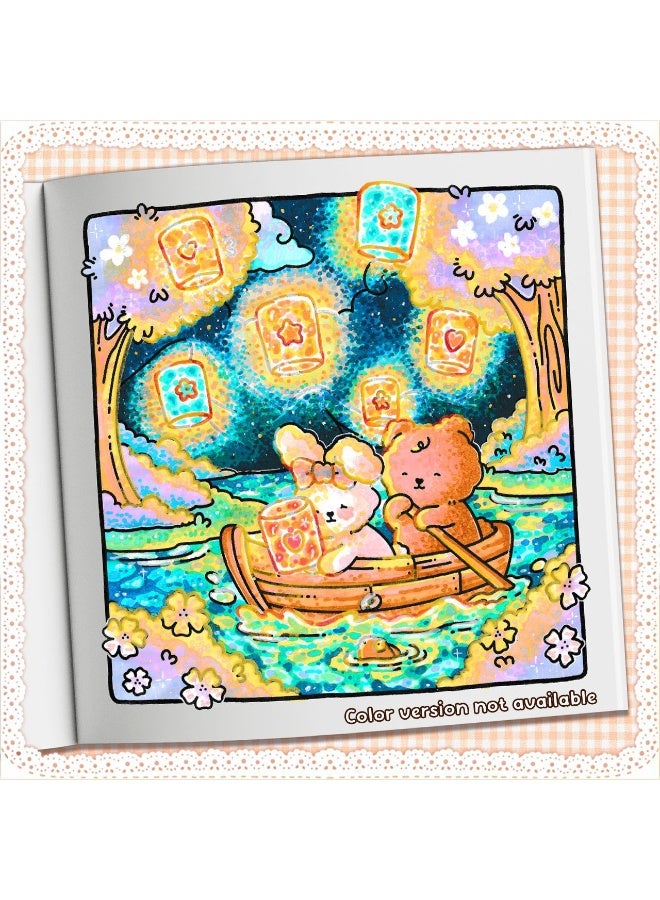 Romantic Vibes Fuzzy Buddies Coloring Book - Image 4
