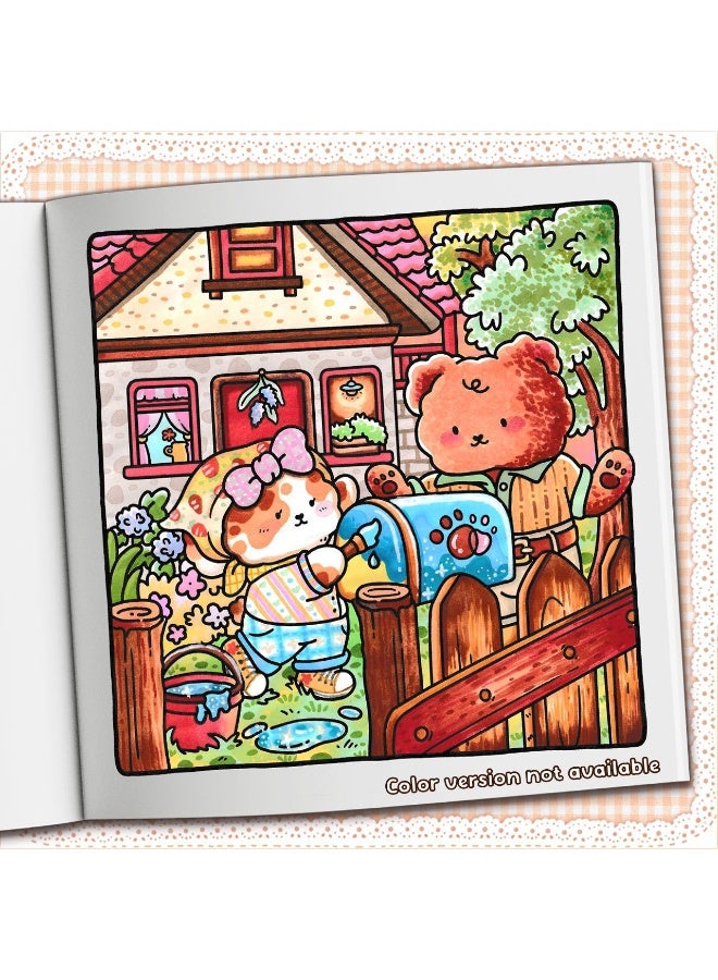 Romantic Vibes Fuzzy Buddies Coloring Book - Image 5