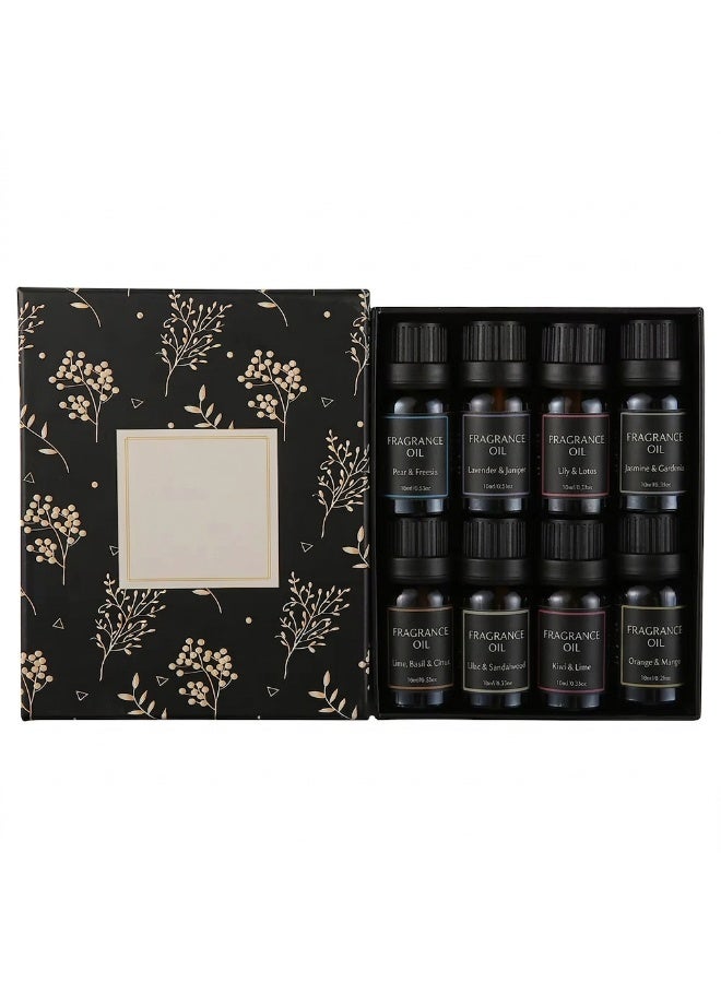 Essential Oil Set, 8 Concentrated Scents for Diffusers and Humidifiers - Natural Gift Set for Relaxation and Fragrancing - 8 Pieces - Image 1