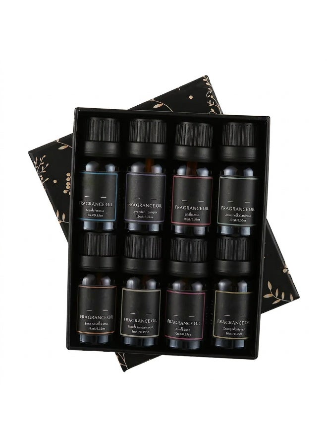 Essential Oil Set, 8 Concentrated Scents for Diffusers and Humidifiers - Natural Gift Set for Relaxation and Fragrancing - 8 Pieces - Image 2