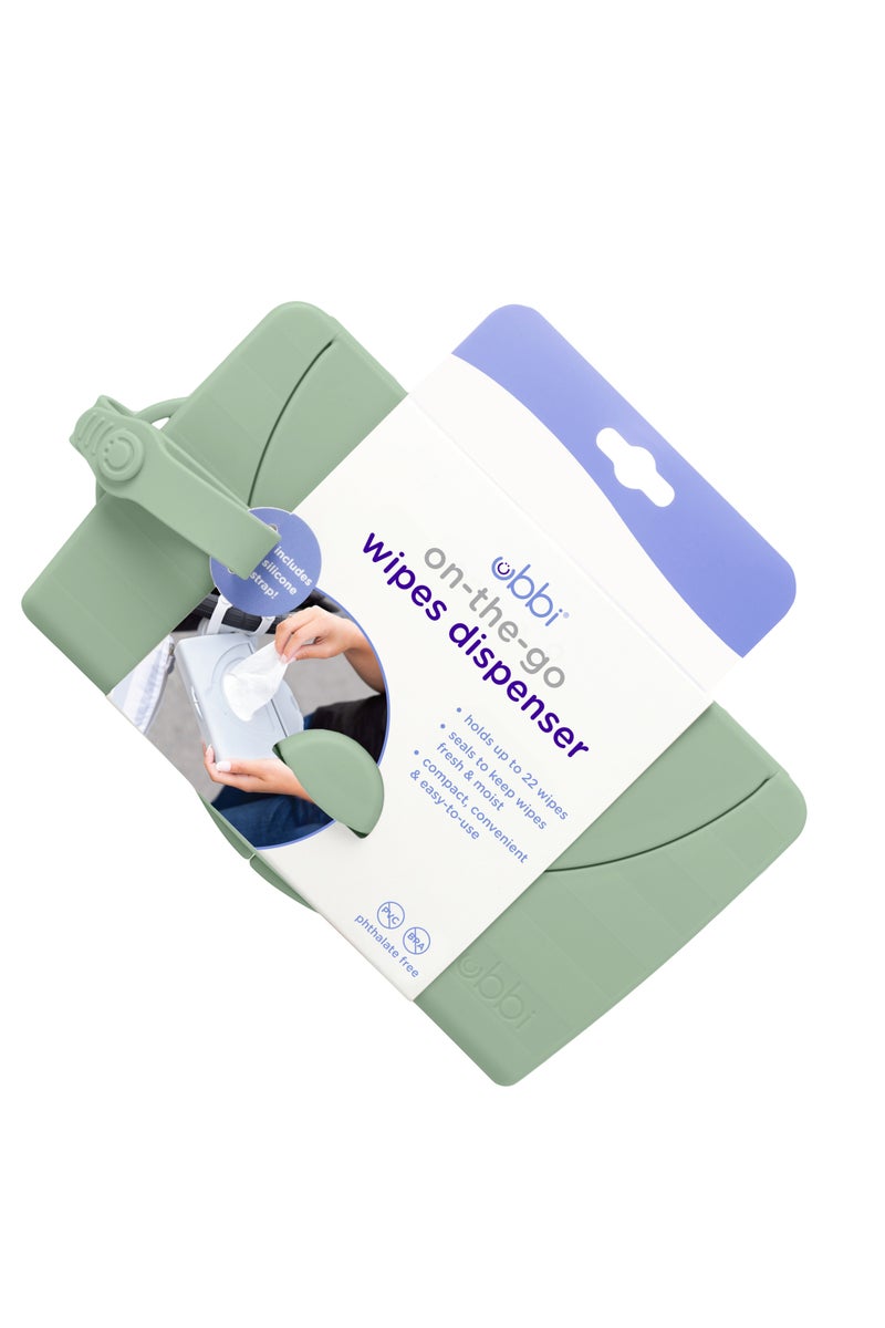 Ubbi - OTG Wipes Dispenser Sage - Image 4