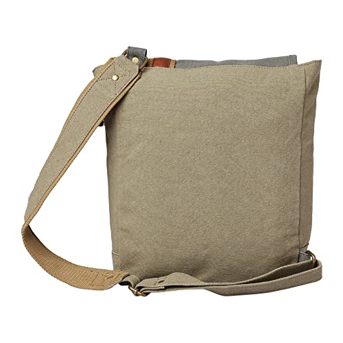 Mona B Canvas Sling Crossbody Bag with Stylish Design for Men and Women - Stone - Image 2