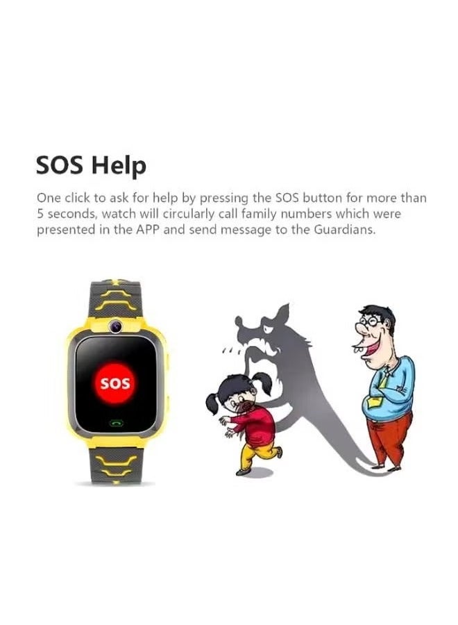 TIGER Children’s Smartwatch with LBS Tracker, SOS Emergency Call, Voice Chat & Digital Camera | Kids Touchscreen Watch with Games & Alarm Clock | Safe Smart Watch for Boys & Girls | Birthday Gift for Students | Child GPS Locator Wristwatch - Image 3