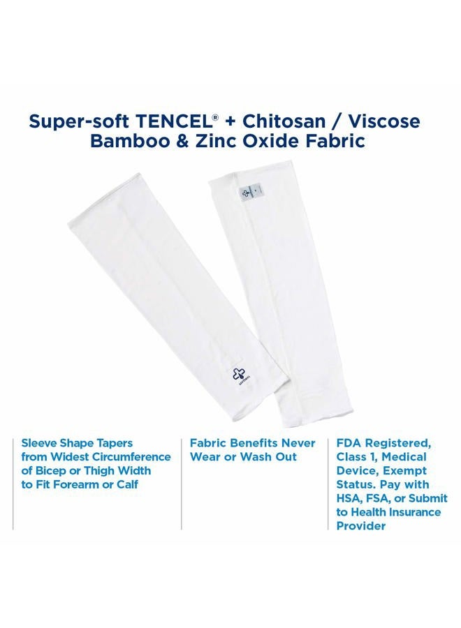 Soothems Eczema & Psoriasis Itch Relief - Arm & Leg Sleeve - Moderate & Severe Sensitive Skin Treatment - Wet Wrap Bandage - Size 9 Fits Bicep or Thigh < 18" in Circumference - Image 4