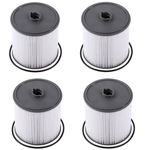 ZIMGLOBAL 68436631AA Fuel Filter Compatible with 2019-2022 Ram 2500 3500 4500 5500 6.7L Diesel Engine,Ram 1500 3.0L V6 Eco Diesel Frame Chassis Mounted,Jeep Wrangler/Gladiator 3.0L V6 Diesel #PF46152(4Pcs) - Image 1