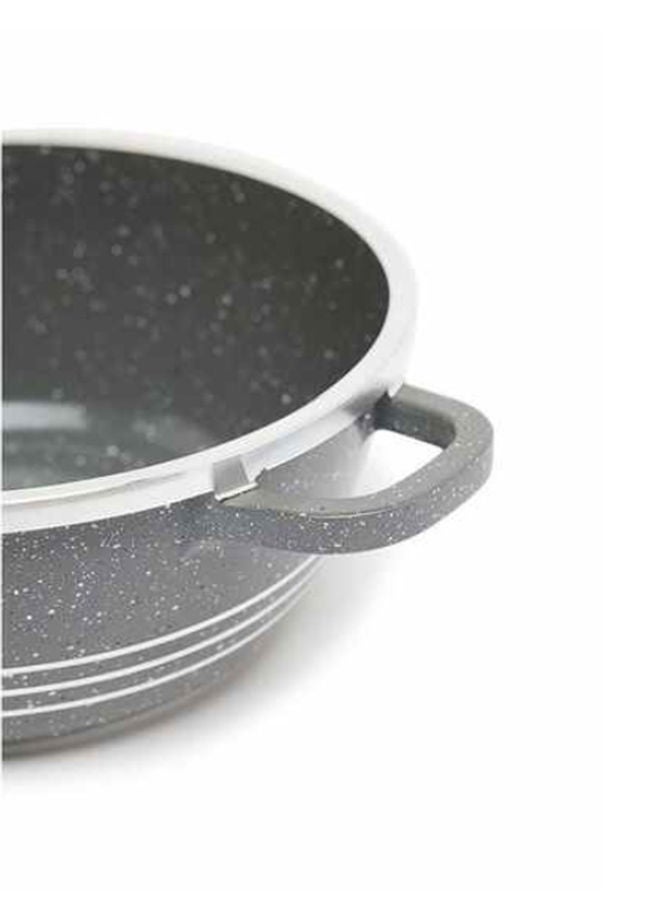 DESSINI Non-Stick Casserole Pot 36 cm Grey/Clear - Image 4