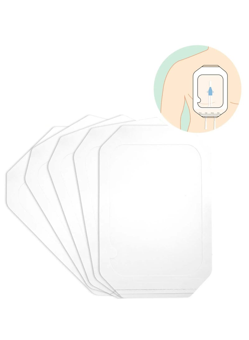 Transparent Waterproof Film Dressing 4"x4 3/4” (10cm x 12cm) - Adhesive Wound Cover Bandage for Swimming, Post-Surgery, Scar Therapy, Medical Supplies, Tattoo Care (20 Pack) - Image 1